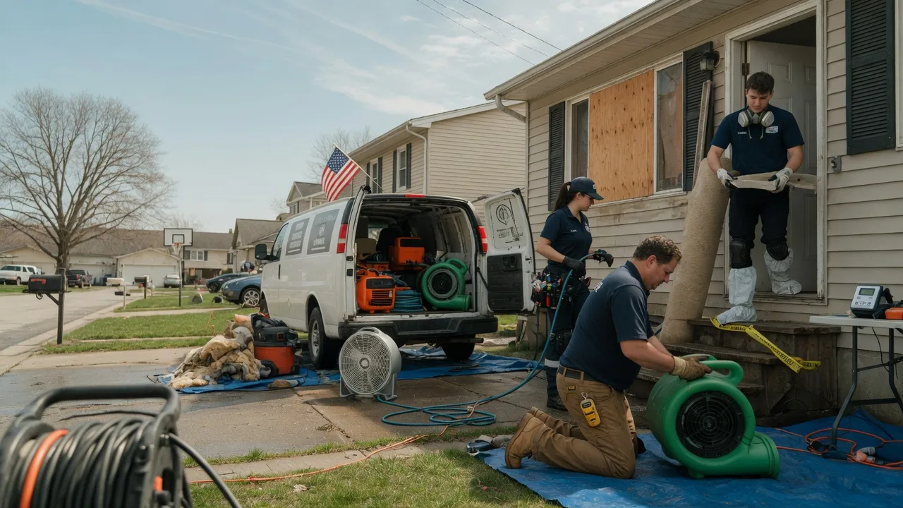 Water Damage Restoration in Hostetter, PA near me